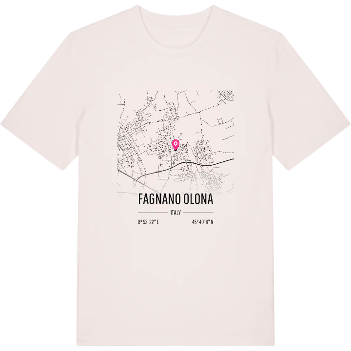 Fagnano Olona map t-shirt – t-shirt from PinShirt