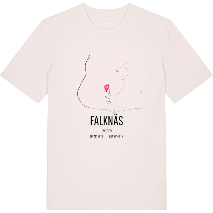 Falknäs map t-shirt – t-shirt from PinShirt