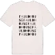 Fauldhouse ordlek t-shirt