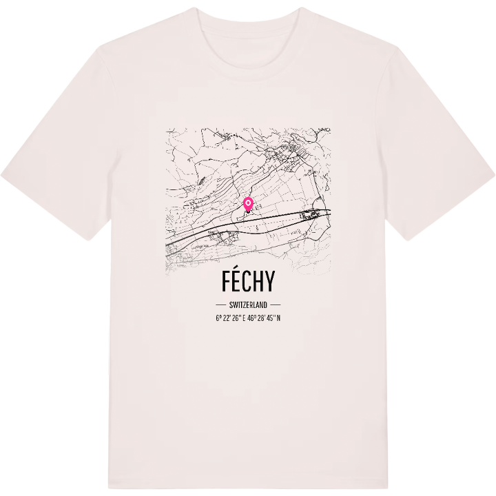 Féchy map t-shirt – t-shirt from PinShirt