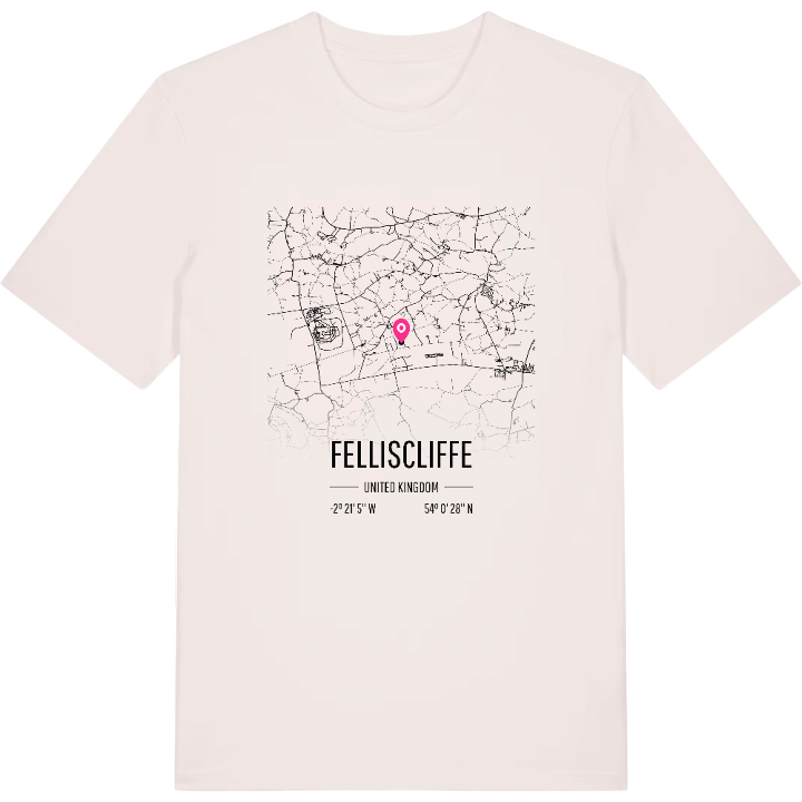 Felliscliffe map t-shirt – t-shirt from PinShirt