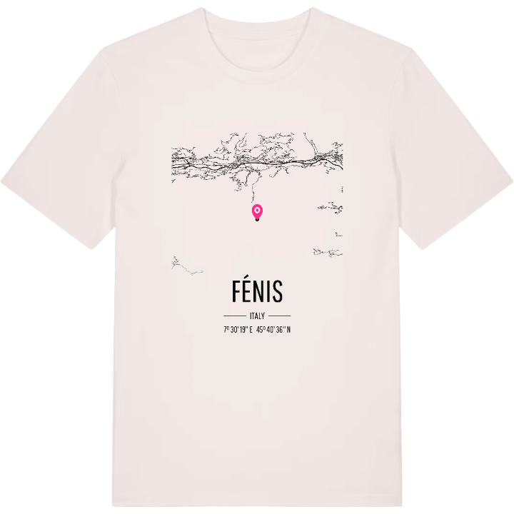 Fénis map t-shirt – t-shirt from PinShirt