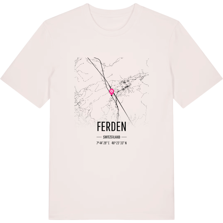 Ferden map t-shirt – t-shirt from PinShirt