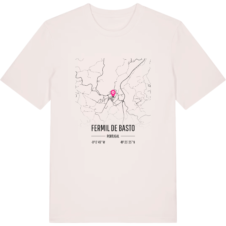 Fermil de Basto map t-shirt – t-shirt from PinShirt