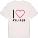 Jag älskar Filiași t-shirt stort tryck