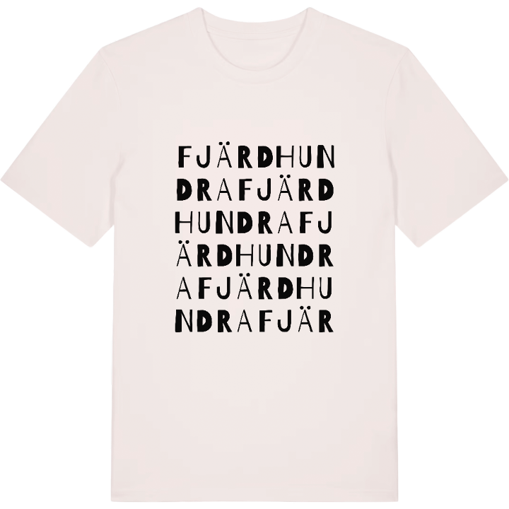 Fjärdhundra wordplay t-shirt – t-shirt from PinShirt