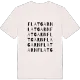 Flatgarn ordlek t-shirt