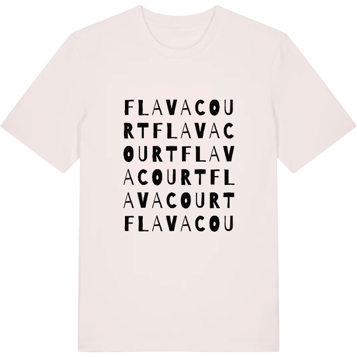 Flavacourt wordplay t-shirt – t-shirt from PinShirt