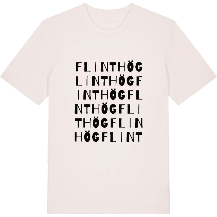 Flinthög wordplay t-shirt – t-shirt from PinShirt