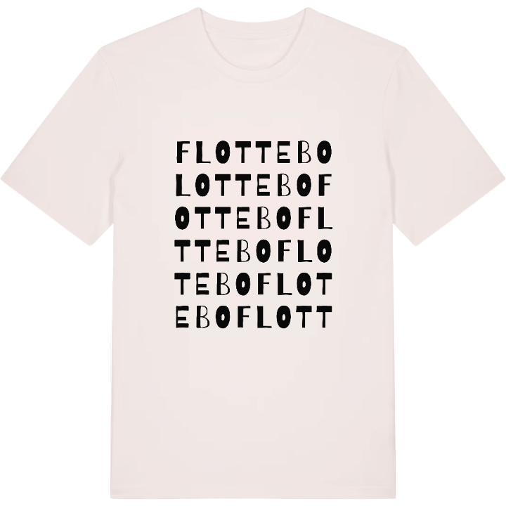 Flottebo wordplay t-shirt – t-shirt from PinShirt