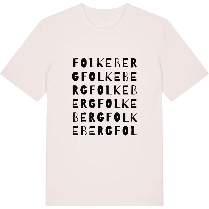 Folkeberg wordplay t-shirt – t-shirt from PinShirt