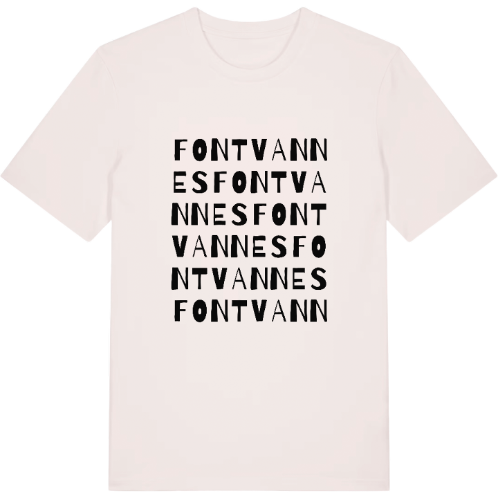 Fontvannes wordplay t-shirt – t-shirt from PinShirt