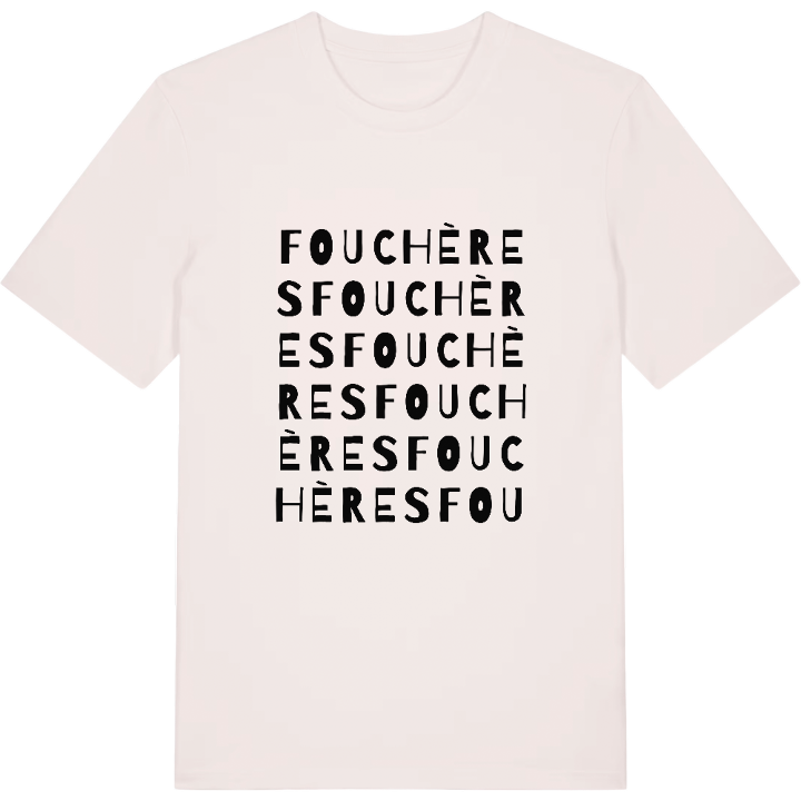 Fouchères wordplay t-shirt – t-shirt from PinShirt