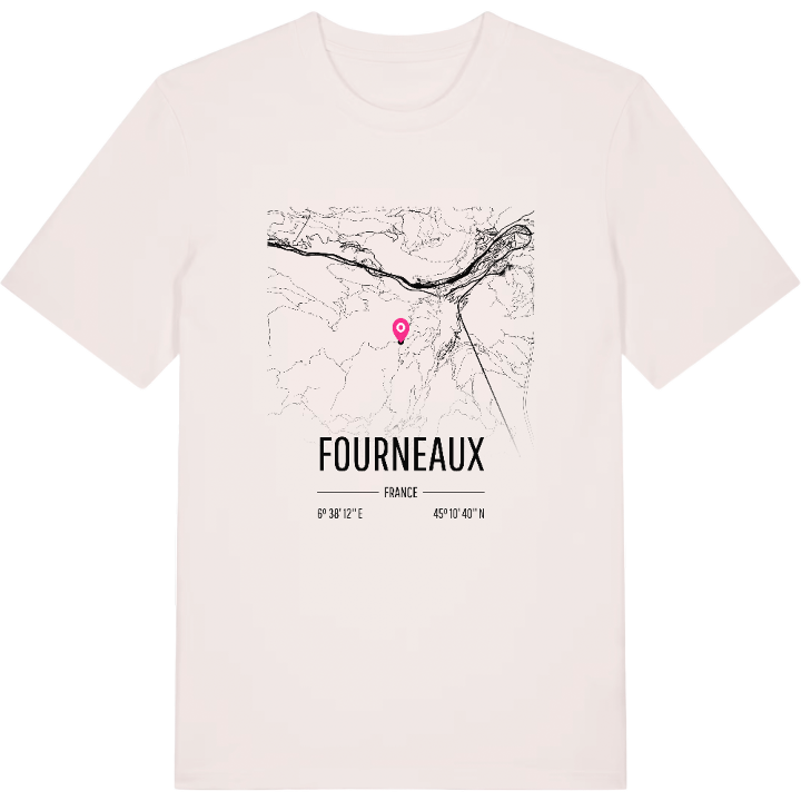 Fourneaux map t-shirt – t-shirt from PinShirt