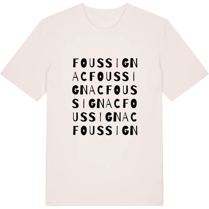 Foussignac wordplay t-shirt – t-shirt from PinShirt