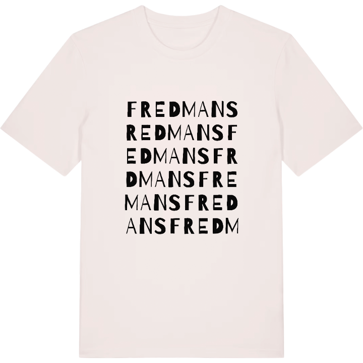 Fredmans wordplay t-shirt – t-shirt from PinShirt