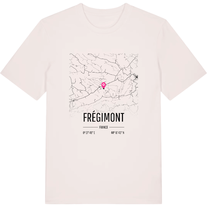 Frégimont map t-shirt – t-shirt from PinShirt