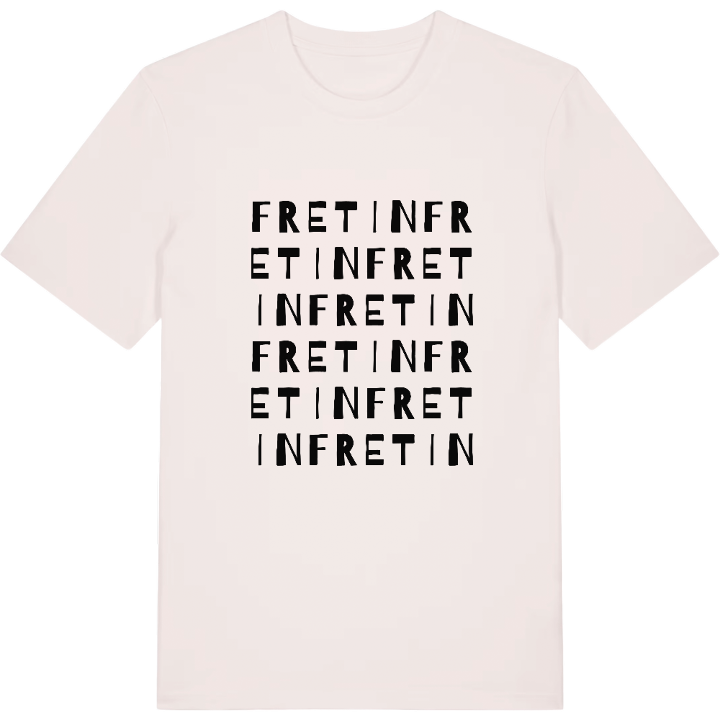 Fretin wordplay t-shirt – t-shirt from PinShirt