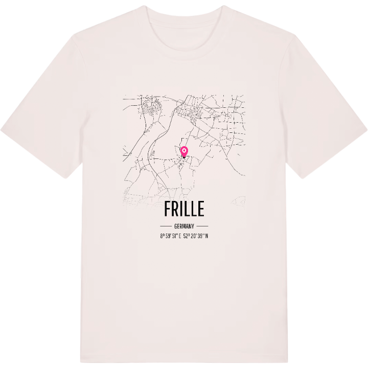 Frille map t-shirt – t-shirt from PinShirt