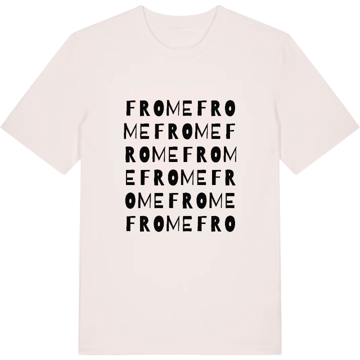 Frome wordplay t-shirt – t-shirt from PinShirt