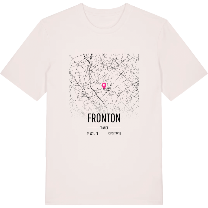 Fronton map t-shirt – t-shirt from PinShirt