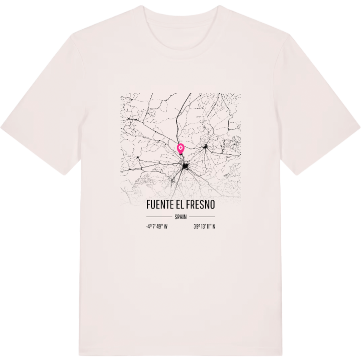Fuente el Fresno map t-shirt – t-shirt from PinShirt