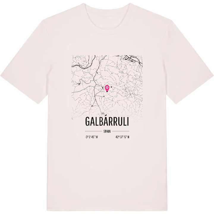 Galbárruli map t-shirt – t-shirt from PinShirt