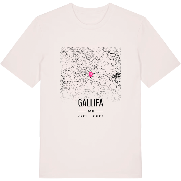 Gallifa map t-shirt – t-shirt from PinShirt