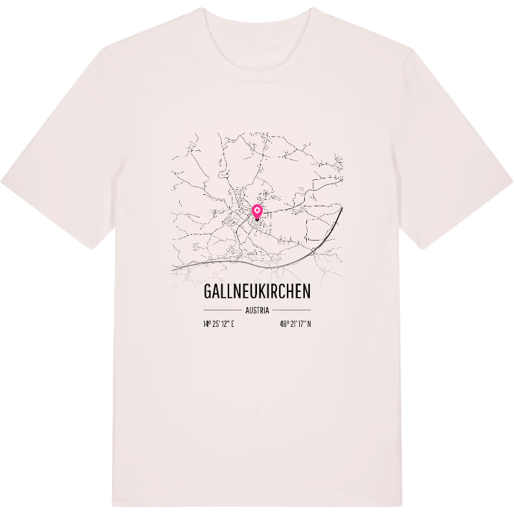 Gallneukirchen map t-shirt – t-shirt from PinShirt