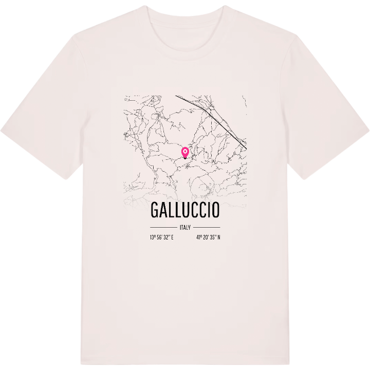 Galluccio map t-shirt – t-shirt from PinShirt