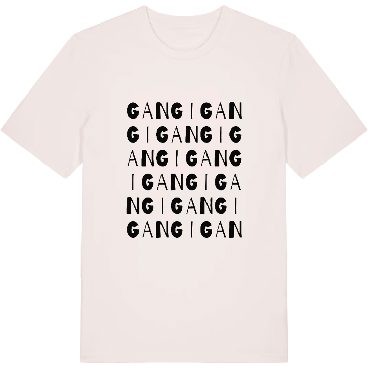 Gangi wordplay t-shirt – t-shirt from PinShirt