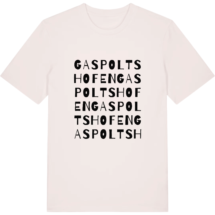 Gaspoltshofen wordplay t-shirt – t-shirt from PinShirt