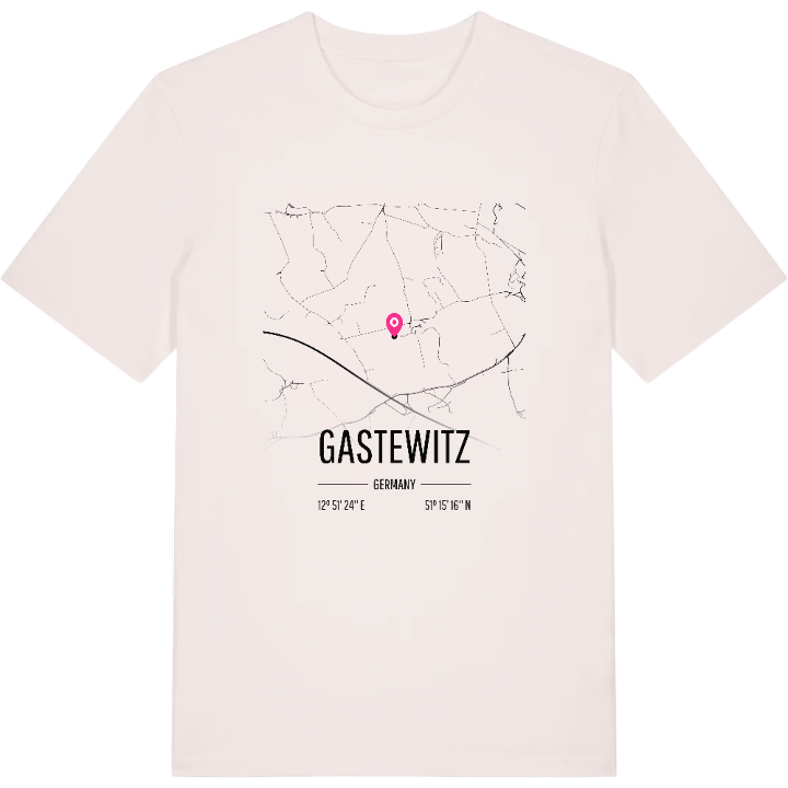Gastewitz map t-shirt – t-shirt from PinShirt