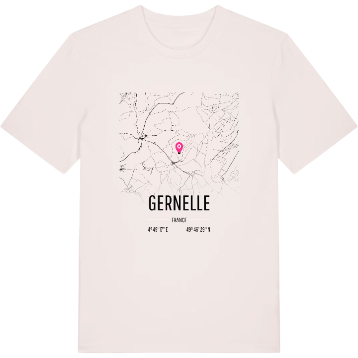 Gernelle map t-shirt – t-shirt from PinShirt