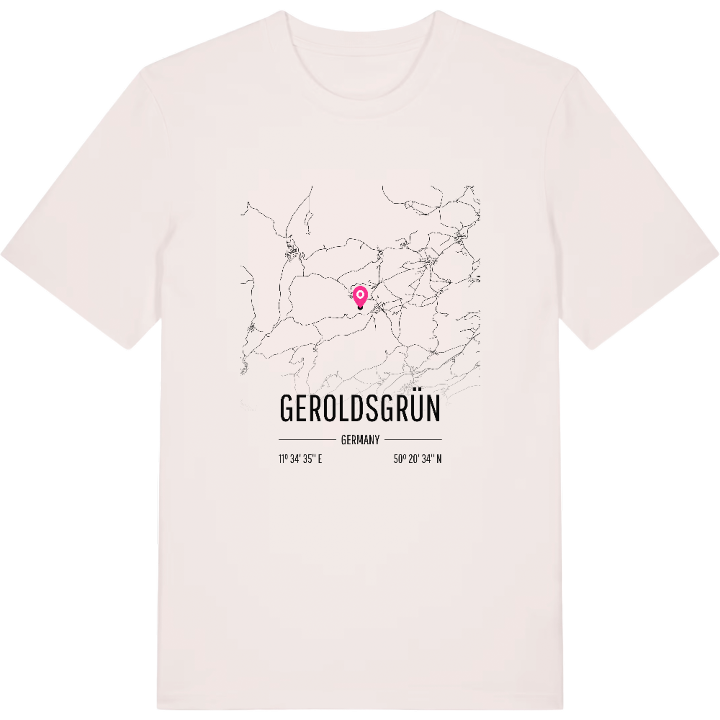 Geroldsgrün map t-shirt – t-shirt from PinShirt