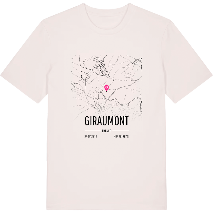 Giraumont map t-shirt – t-shirt from PinShirt