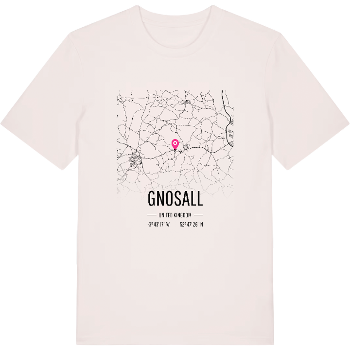 Gnosall map t-shirt – t-shirt from PinShirt