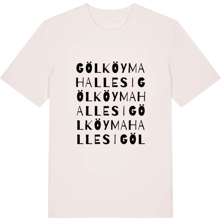Gölköy Mahallesi wordplay t-shirt – t-shirt from PinShirt