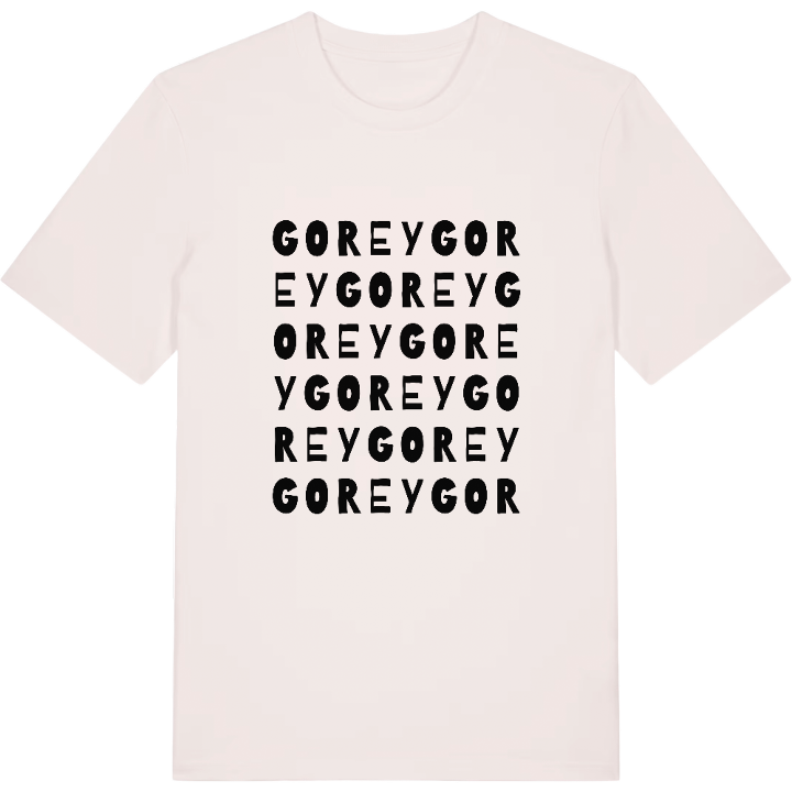 Gorey wordplay t-shirt – t-shirt from PinShirt