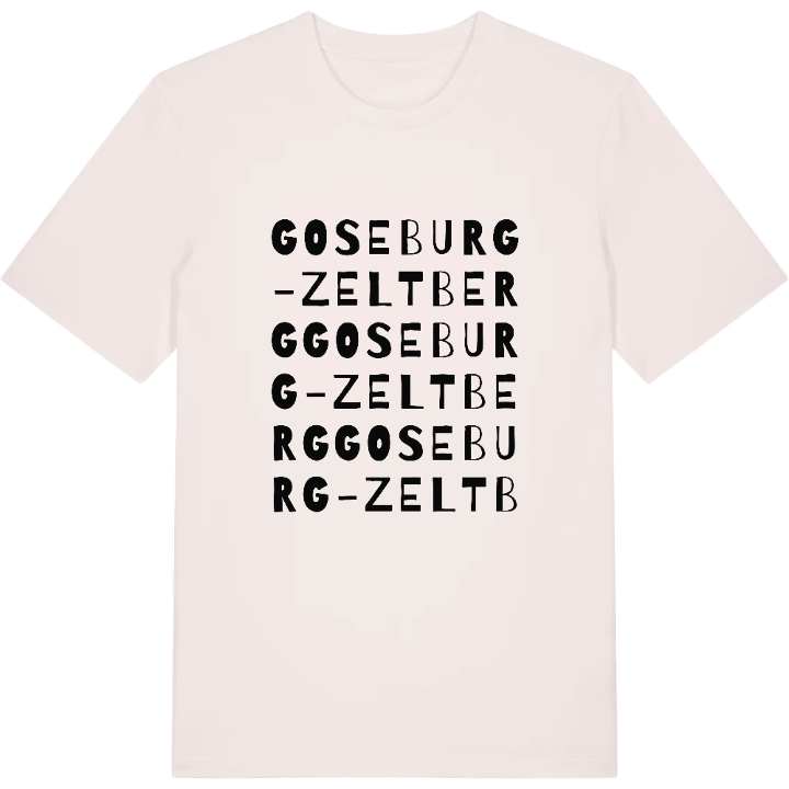 Goseburg-Zeltberg wordplay t-shirt – t-shirt from PinShirt