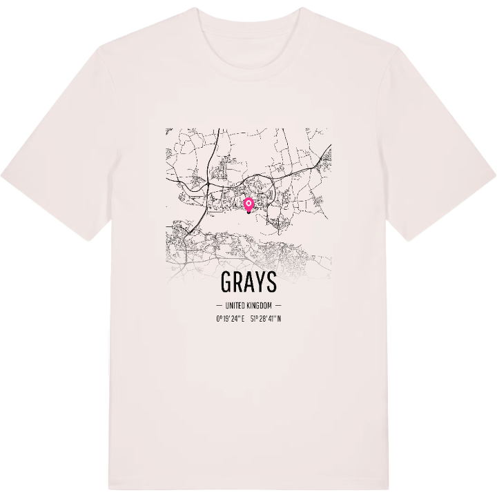 Grays map t-shirt – t-shirt from PinShirt