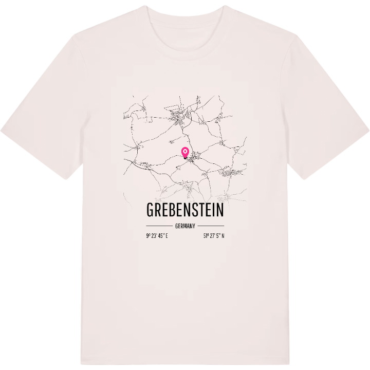 Grebenstein map t-shirt – t-shirt from PinShirt