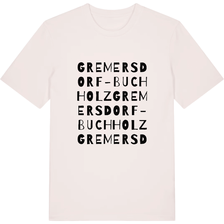 Gremersdorf-Buchholz wordplay t-shirt – t-shirt from PinShirt
