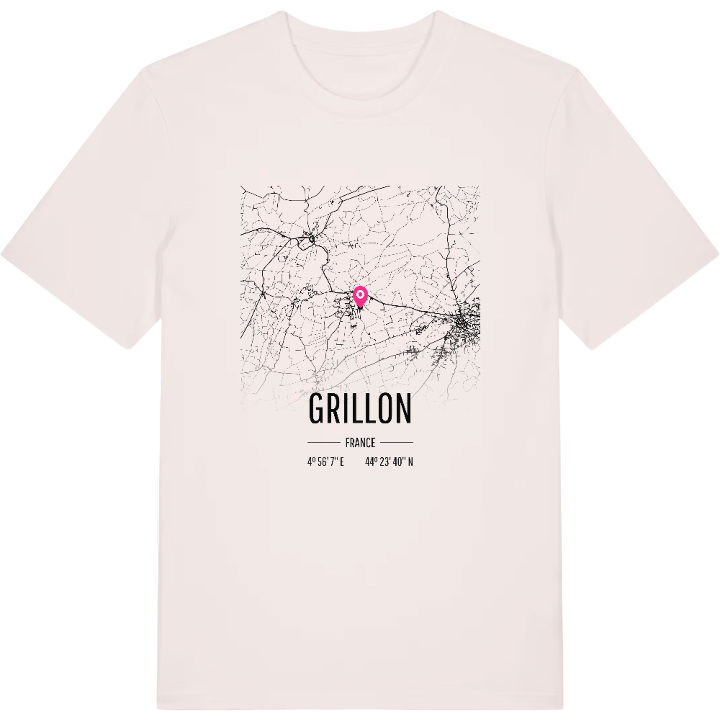 Grillon map t-shirt – t-shirt from PinShirt