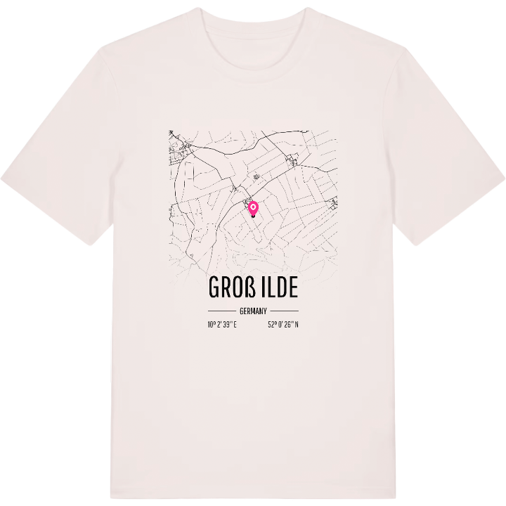 Groß Ilde map t-shirt – t-shirt from PinShirt