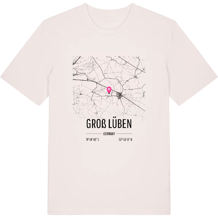 Groß Lüben map t-shirt – t-shirt from PinShirt