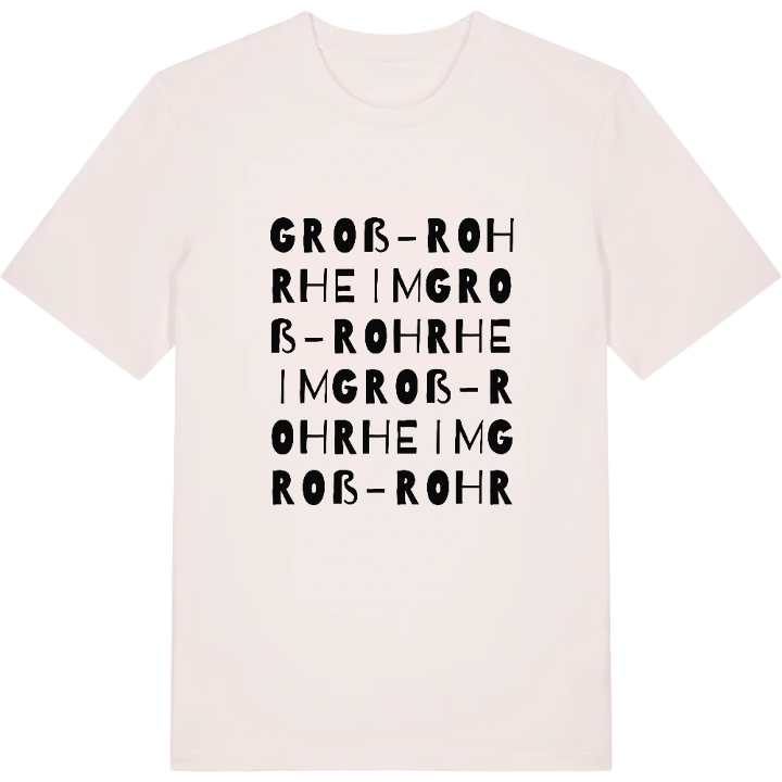 Groß-Rohrheim wordplay t-shirt – t-shirt from PinShirt