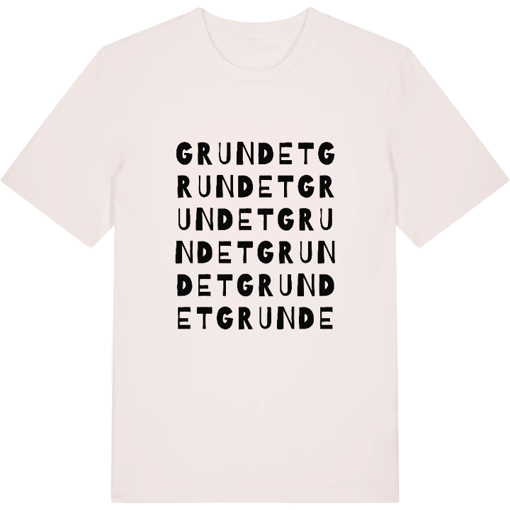 Grundet wordplay t-shirt – t-shirt from PinShirt