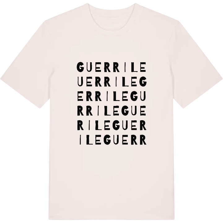 Guerrile wordplay t-shirt – t-shirt from PinShirt