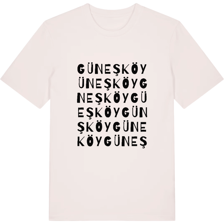 Güneşköy wordplay t-shirt – t-shirt from PinShirt